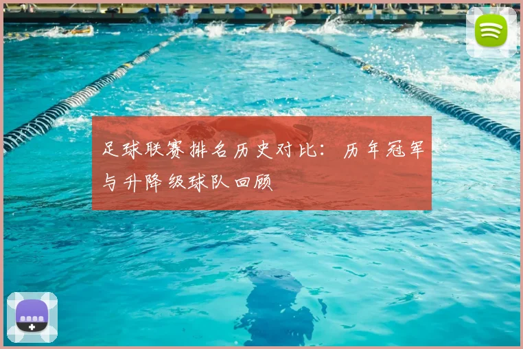 足球联赛排名历史对比：历年冠军与升降级球队回顾